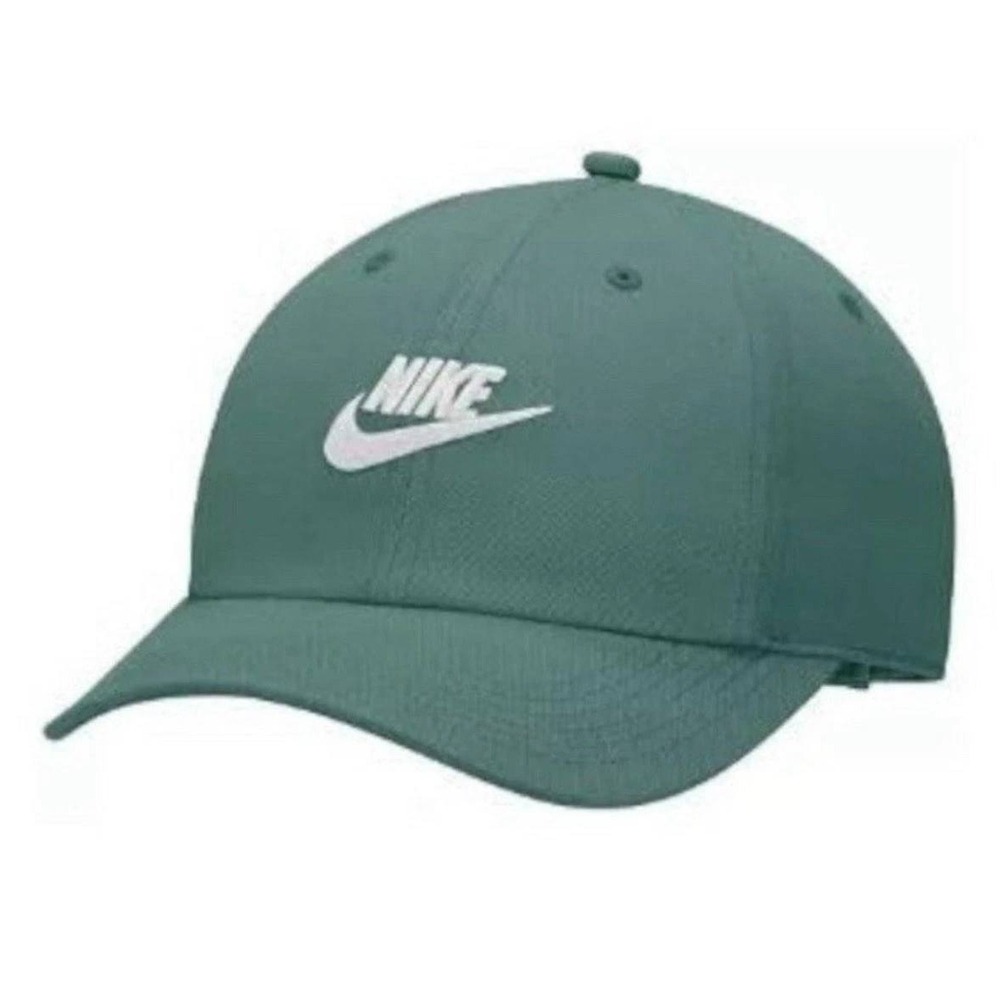 Nike Kids Club Cap Adjustable Hat Green One Size Embroidered Futura Logo NEW